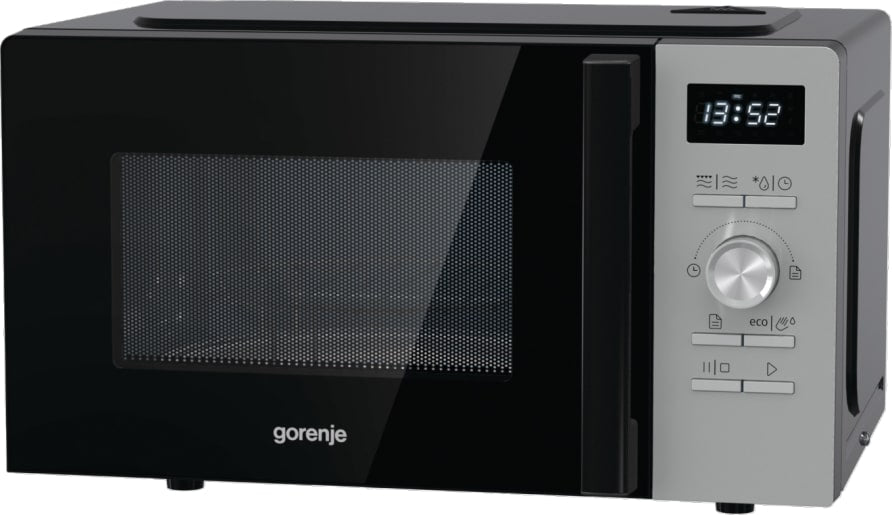 Gorenje Kitchen Microwave Oven 800W + Grill 1000W 20L 11 Programs Digital Screen MO20A4XH Inox