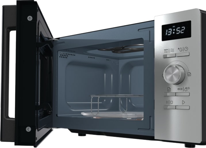 Gorenje Kitchen Microwave Oven 800W + Grill 1000W 20L 11 Programs Digital Screen MO20A4XH Inox