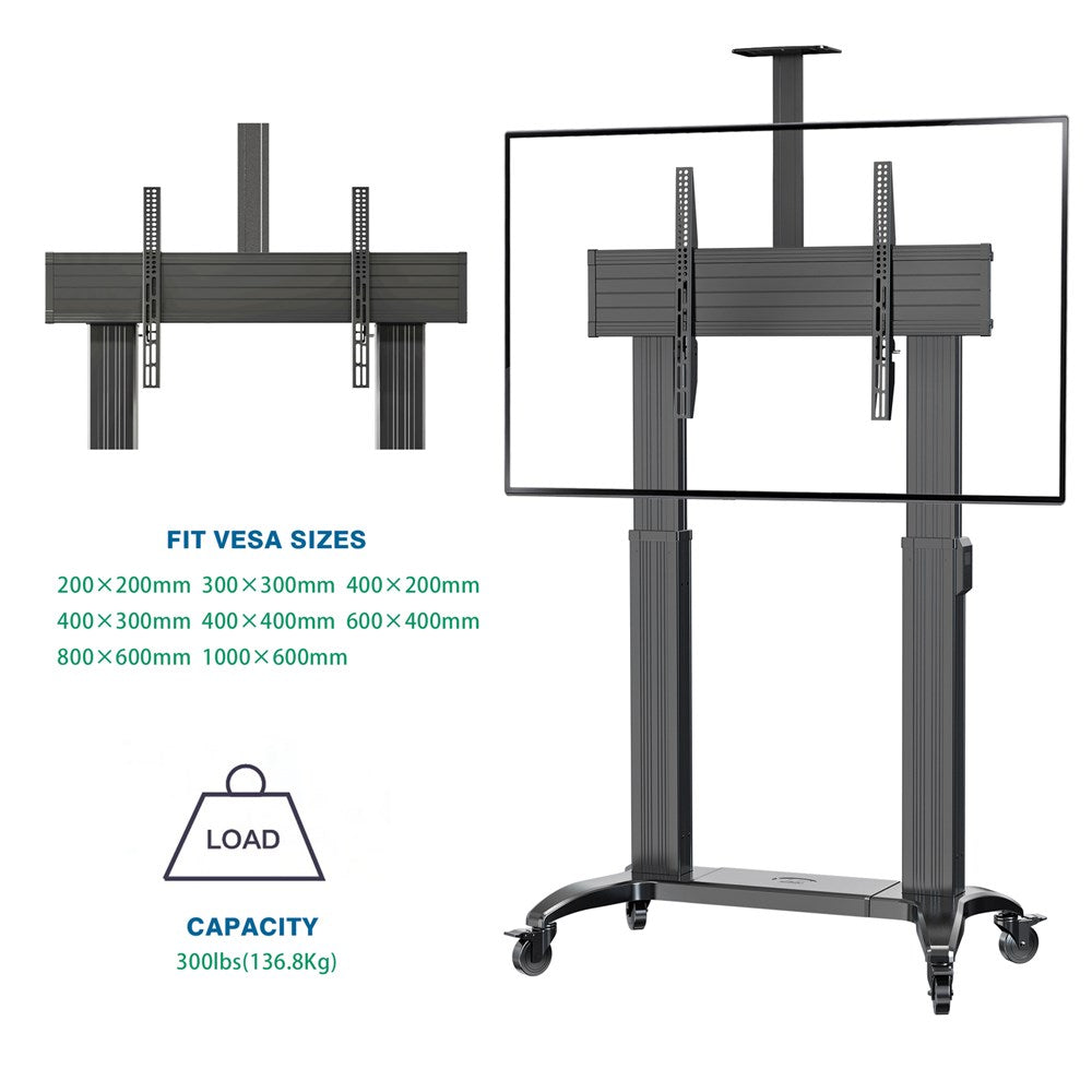 NBMounts Trolley TW100 Motorized 1.7m up to 136kg 110''