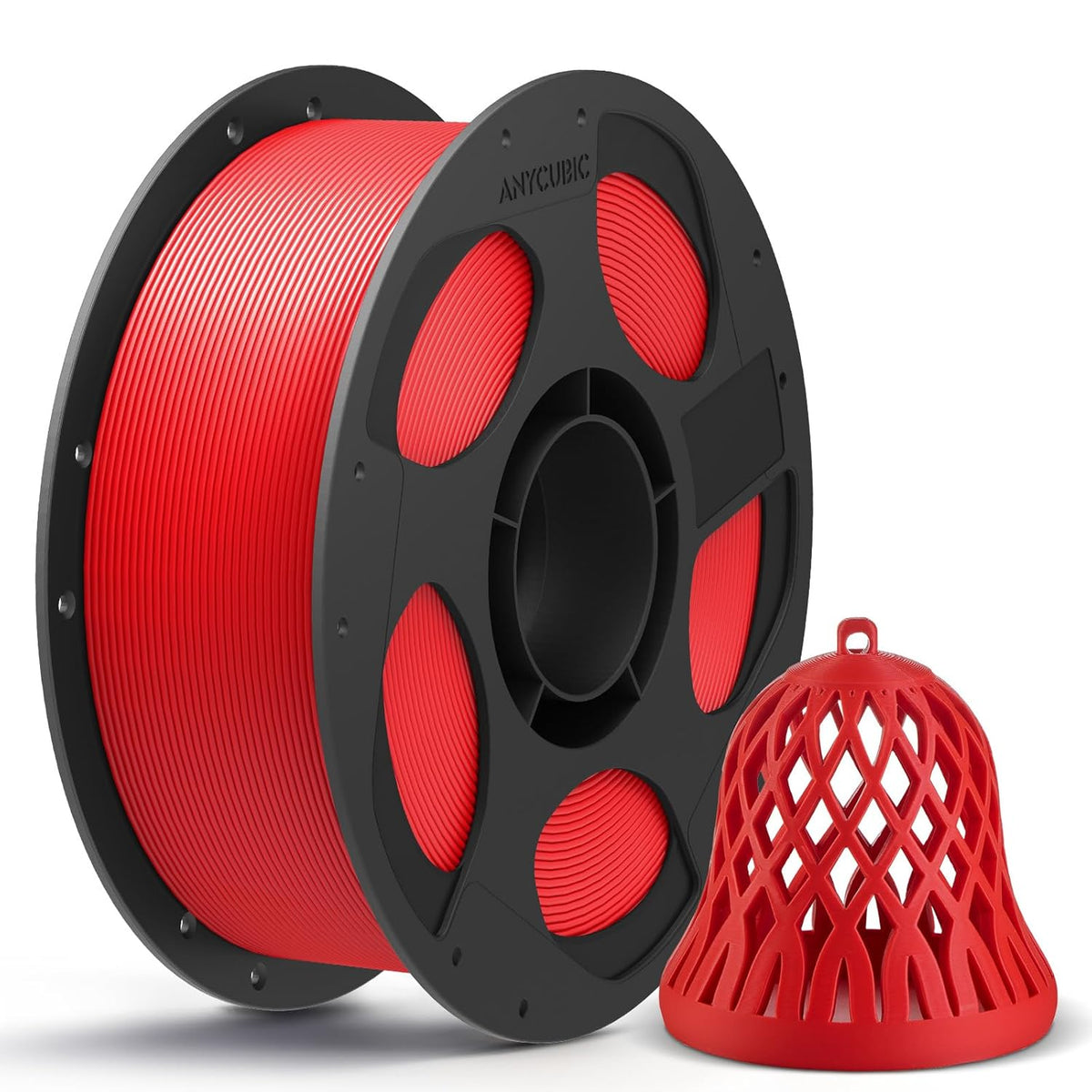 Anycubic PLA Basic Filament Texture Red 1Kg
