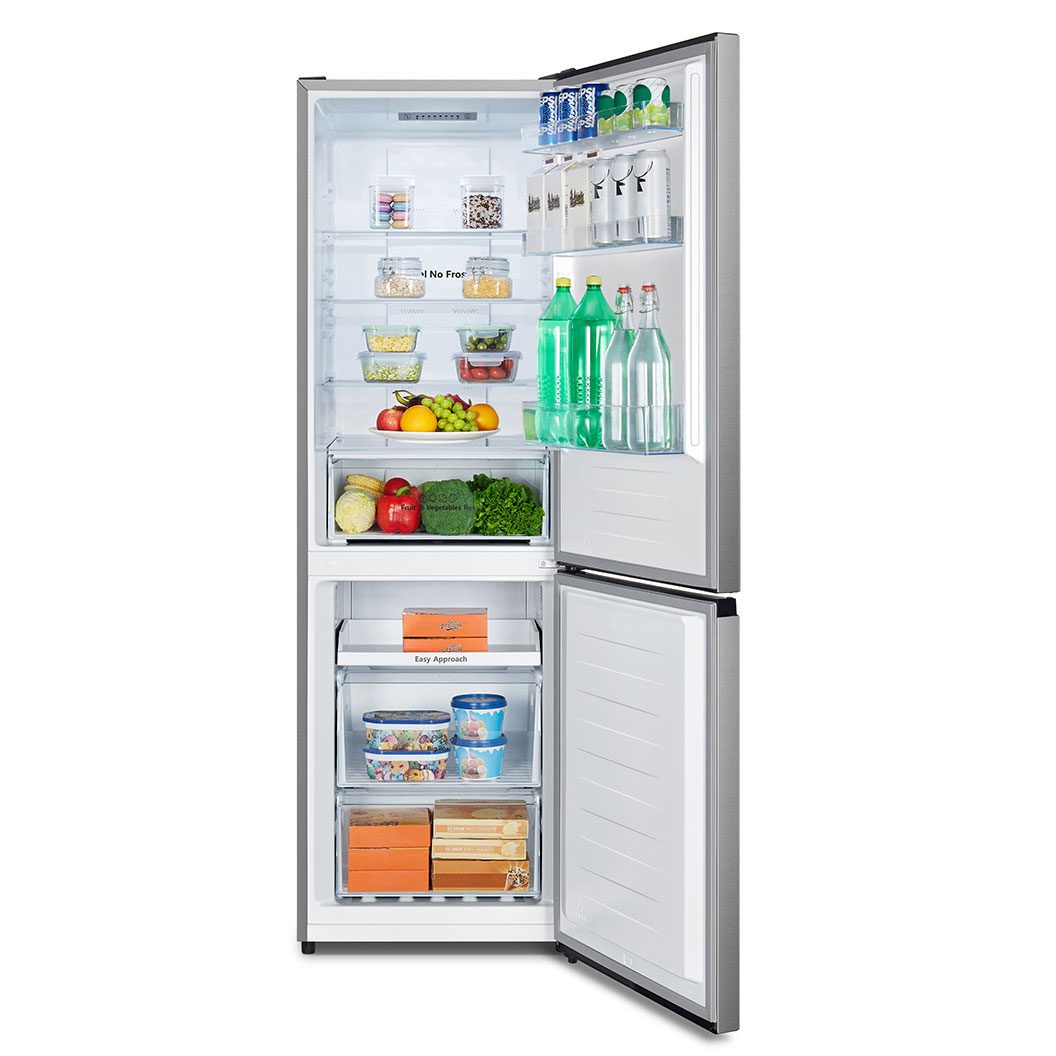Hisense RB390N4ACE Refrigerator with Bottom Freezer, Inox