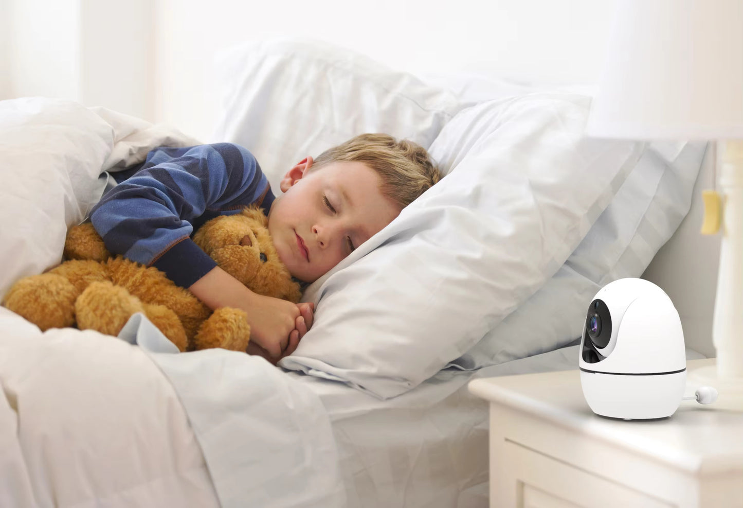 Bonoch BBM12 Portable Baby Monitor 3.2'' and PT Camera with Audio