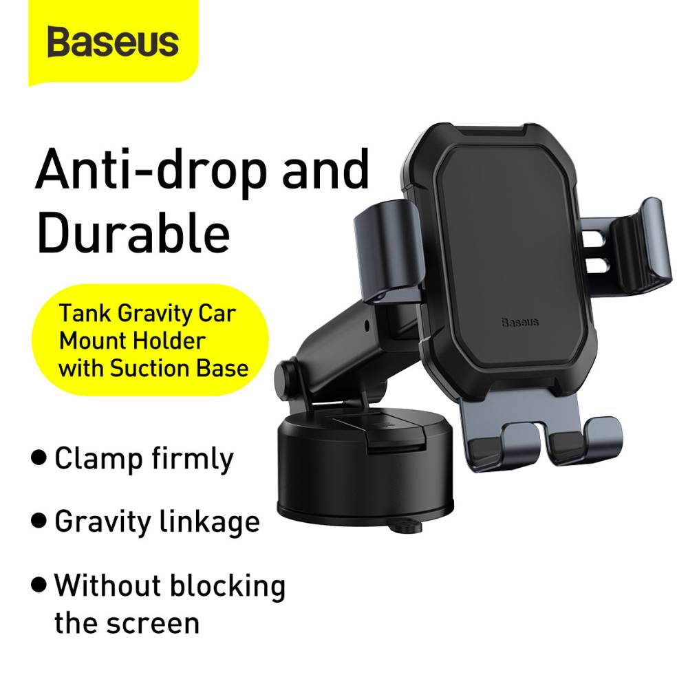 Baseus Tank Gravity Car Mount Holder with Suction Base
