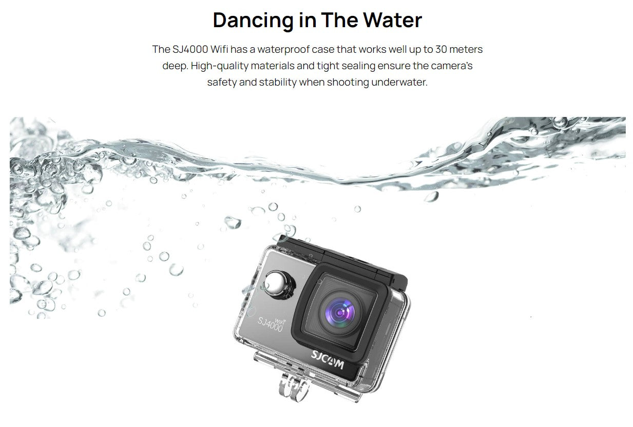 SJCAM 4K30FPS Action Camera 12MP SJ4000WiFi