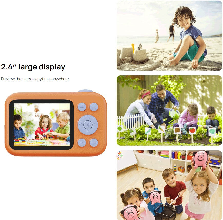 SJCAM FHD30FPS  Funcam+ Dual Screen Kids Action Camera 44MP