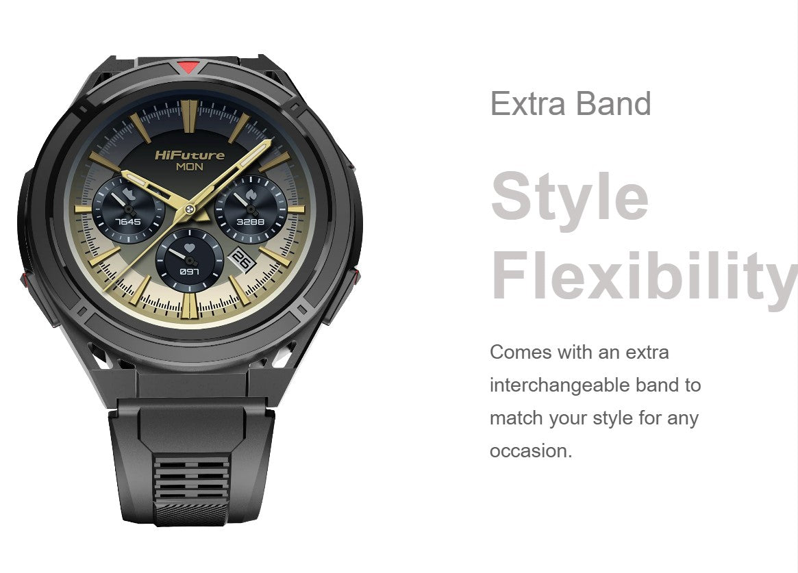 HiFuture Adventure GPS SmartWatch ACTIVE Black/Red