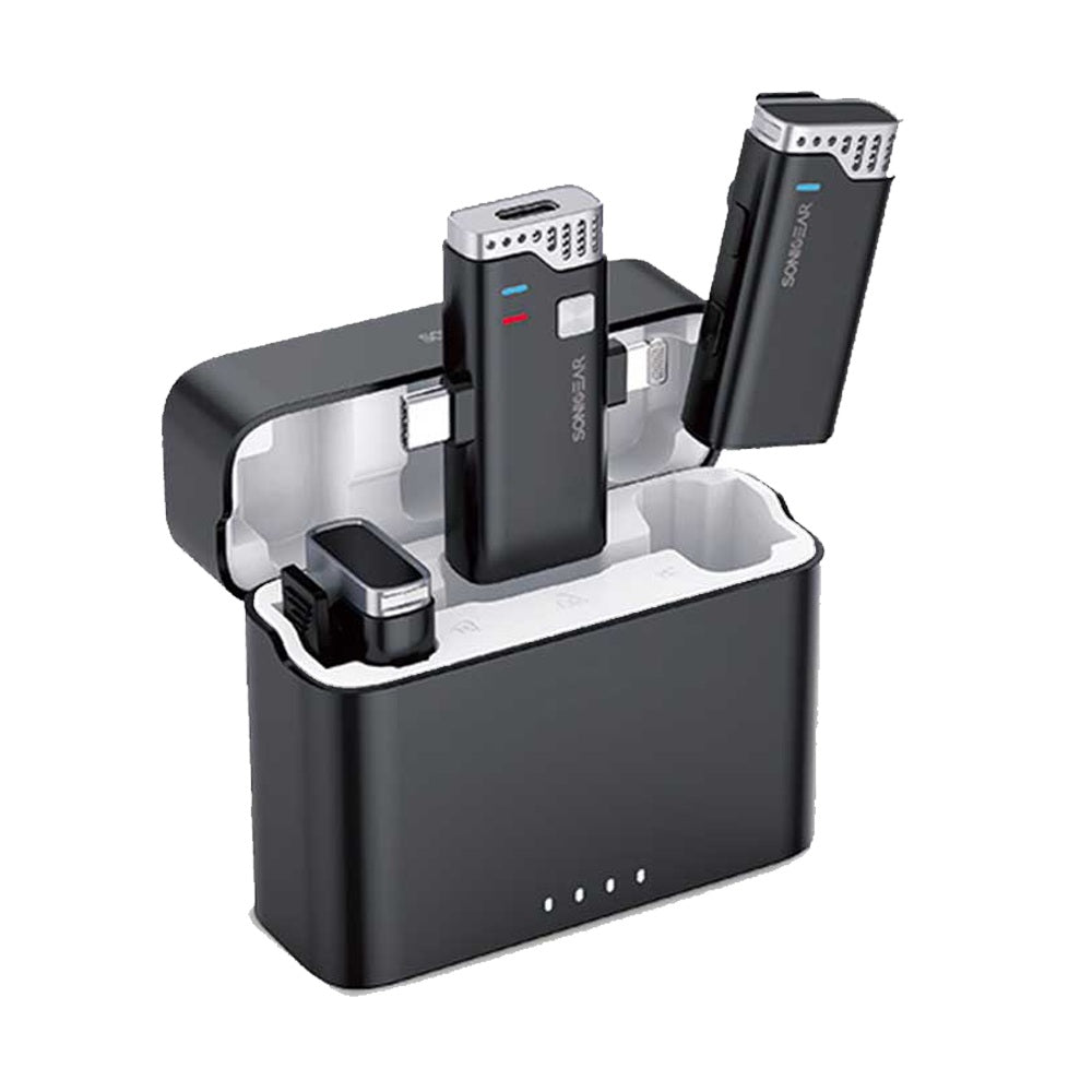 SonicGear WLM3000 DUO Wireless 2x Lavalier ClipOn Microphones