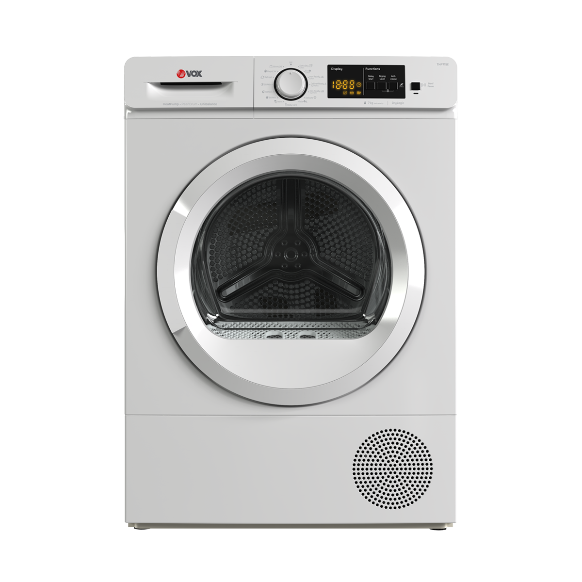 VOX THP 815 E DRYER 8 KG, E ENERGY CLASS, DISPLAY, 15 PROGRAMS