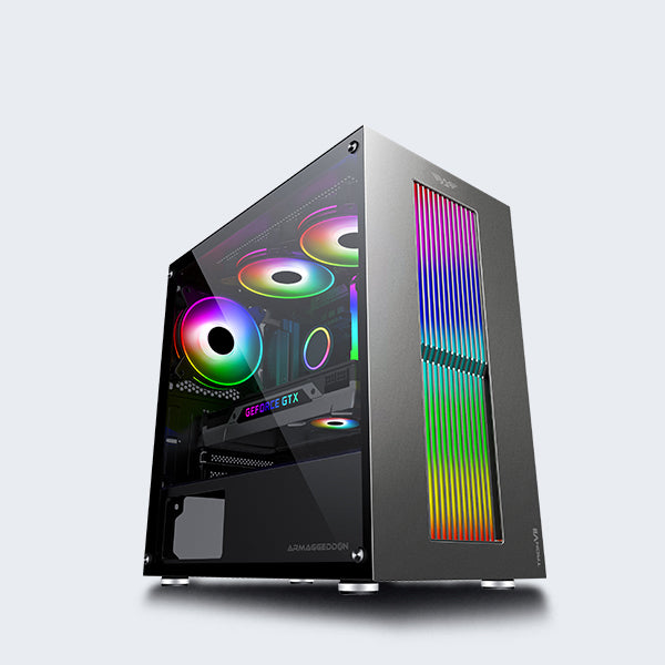 Armaggeddon TRON VII Micro ATX Gaming Case Black