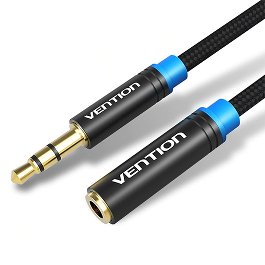 Vention VAB-B06-B500-M AUDIO 3.5mm M-F Extension Cable Metal 5.0m