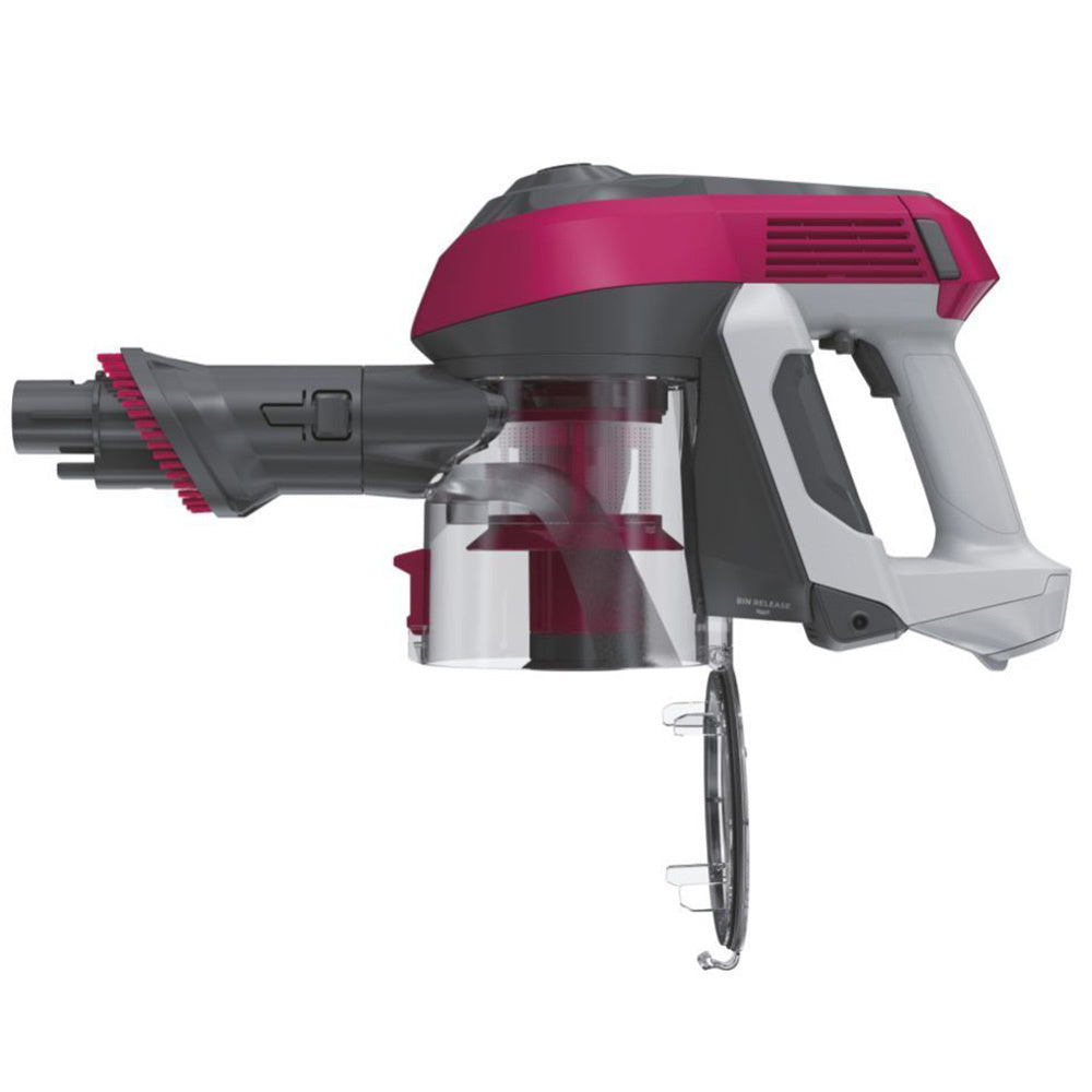 HOOVER HF110P Rechargeable Vacuum Cleaner 2 in 1 Stick & Handheld Pets 22V Red/Grey