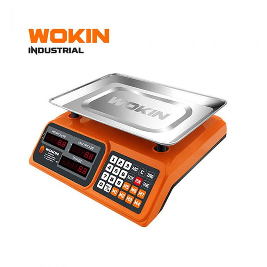 WOKIN 506704 DIGITAL COMMERCIAL PRICE SCALE 40KG/88LB（5G) 220-240V