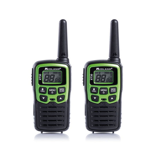 Midland XT30 Walkie Talkie with USB Charger (pair)