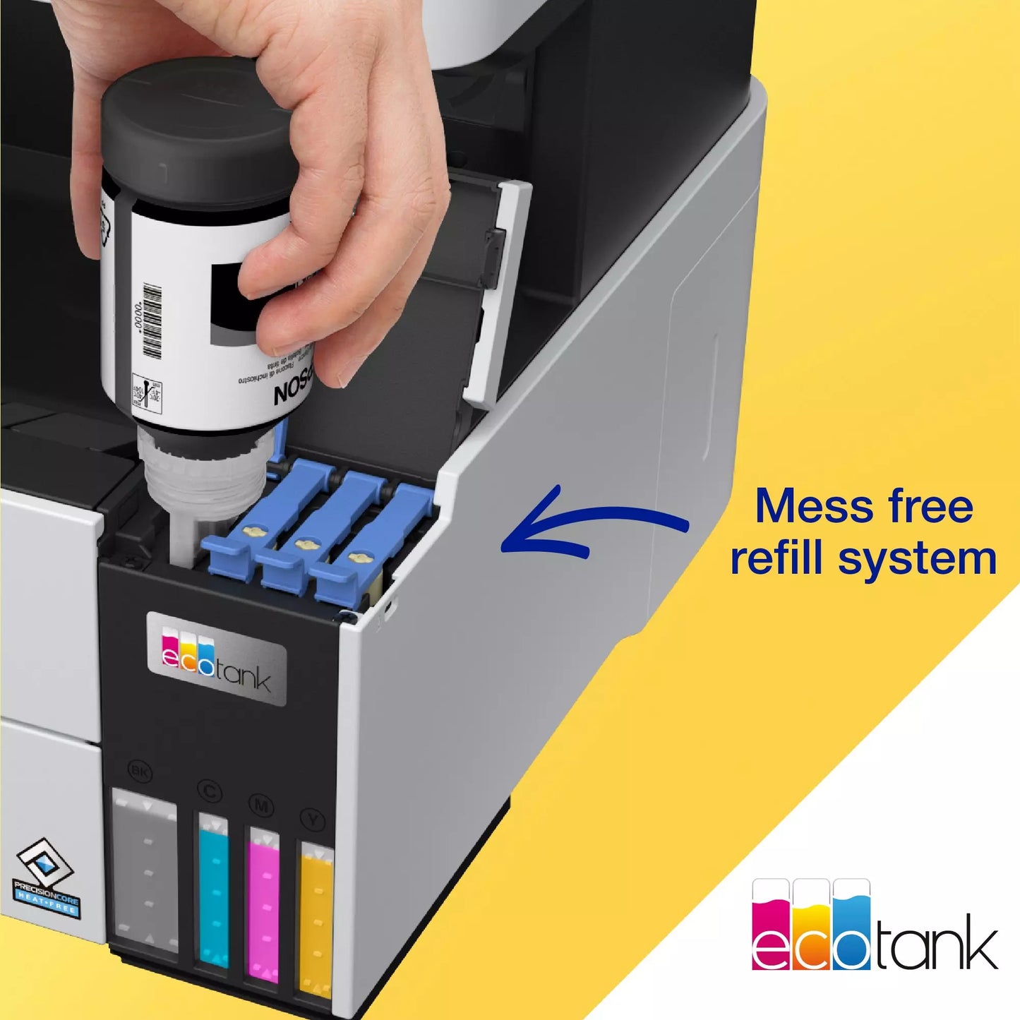 EPSON C11CJ88403 Printer All-in-One with Fax Ecotank L6490, White