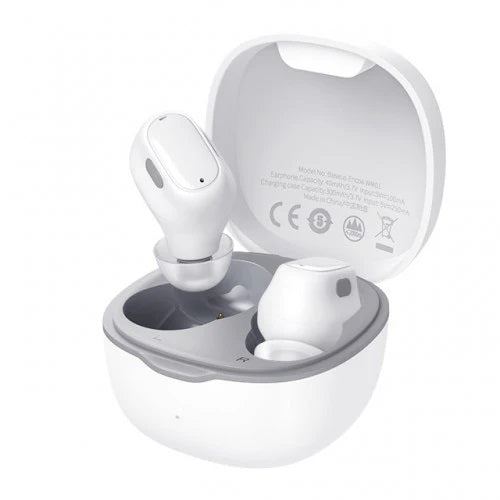 Baseus WM01  Headphones In Ear TWS Encok White