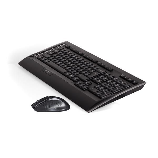 A4TECH 9300F COMBO KEYBOARD & MOUSE SET W/LESS BLACK