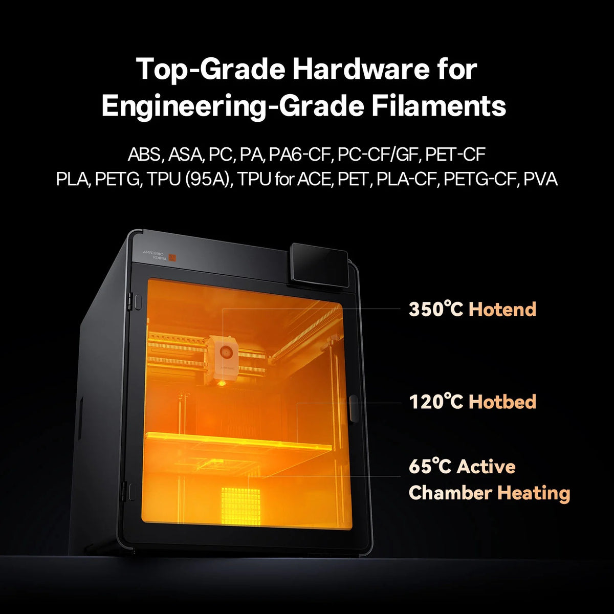 Anycubic 3D Printer Kobra S1 Max Combo Multicolor With Ace 2 Pro Filament Box with Drying Capability