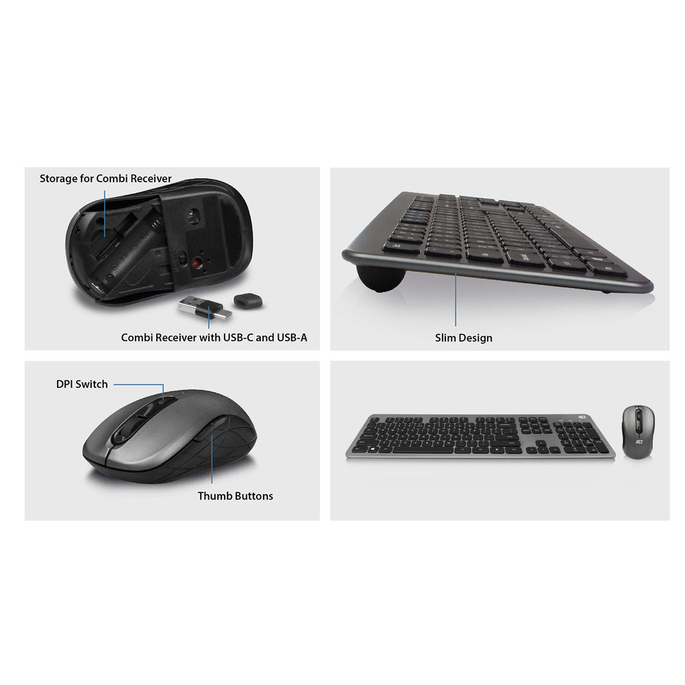 ACT AC5710 WIRELESS COMBO KEYBOARD