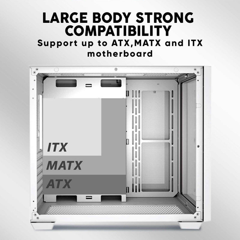 Armaggeddon TESSARAXX CORE 12 AIR ATX Gaming Case Black