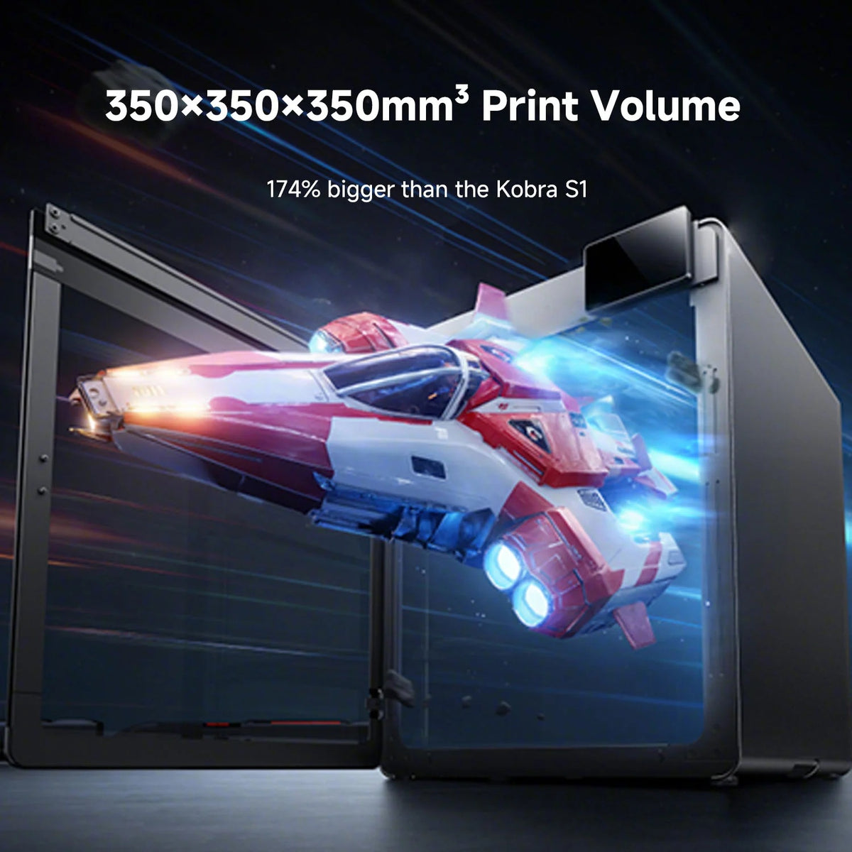 Anycubic 3D Printer Kobra S1 Max Combo Multicolor With Ace 2 Pro Filament Box with Drying Capability