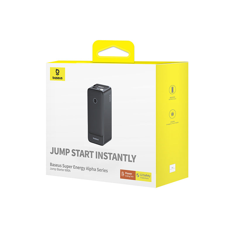 Baseus Car Jump Start Booster & Powerbank 6000mAh 600A ALPHA Black