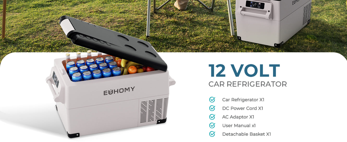 Euhomy CF001-35GR Electric Cooler APP Control 35L Black/Grey