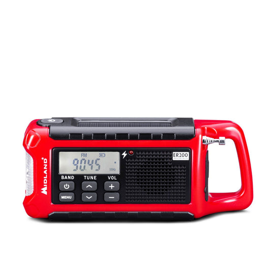 Midland ER200 Emergency Solar Powerbank FM & Dynamo Torch