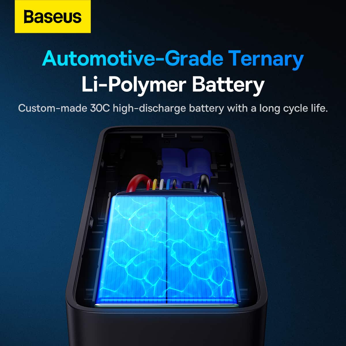 Baseus Car Jump Start Booster & Powerbank 6000mAh 600A ALPHA Black