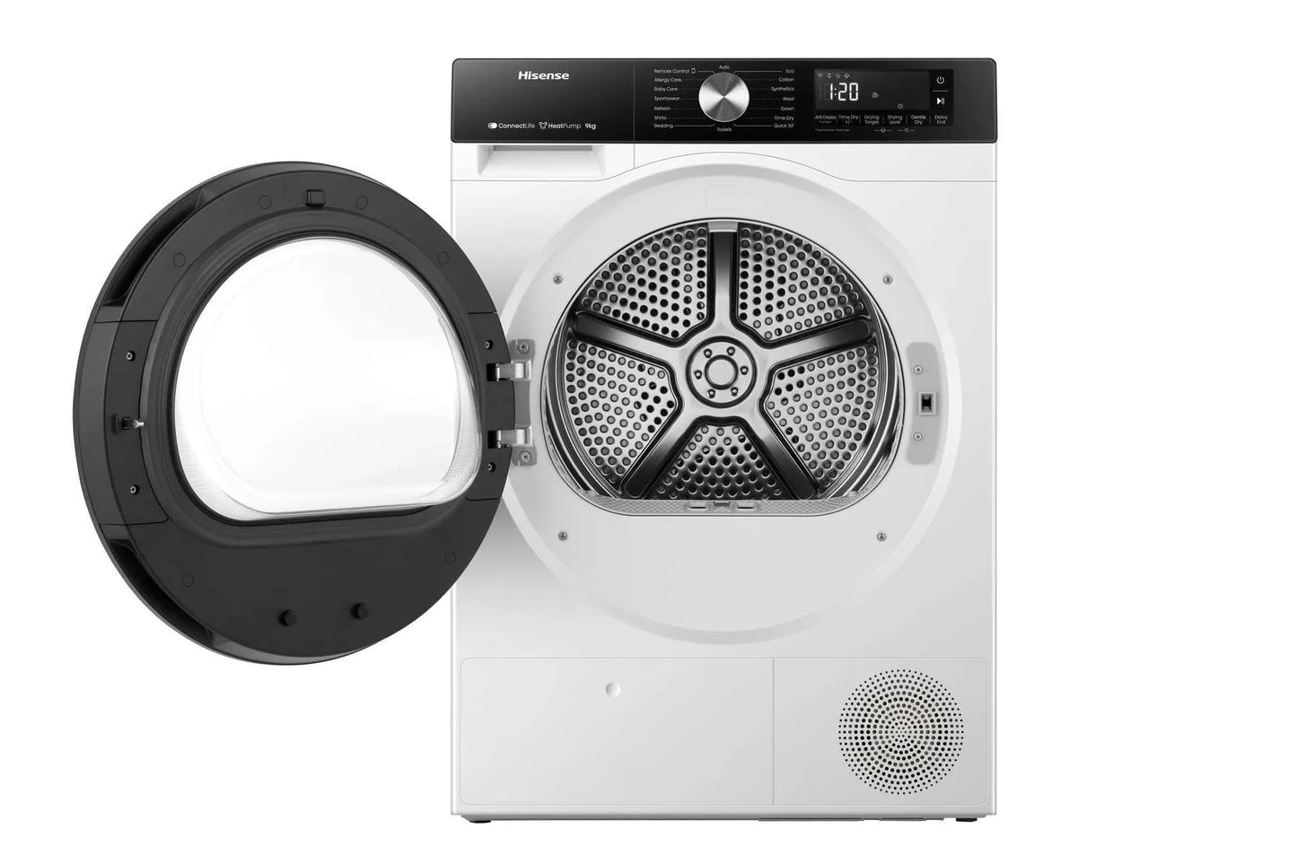 Hisense DH3S902BW3 Tumble dryer, 9kg, White