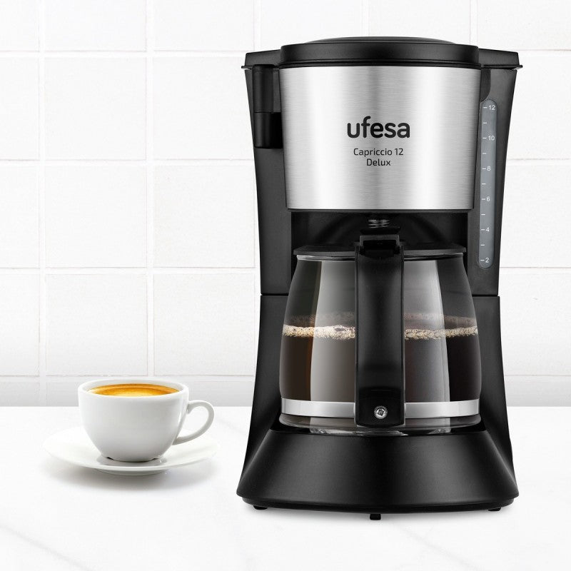 UFESA CG7125 DRIP COFFEE MAKER CAPRICCIO 12 DELUX 680W BLACK