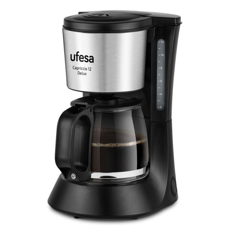 UFESA CG7125 DRIP COFFEE MAKER CAPRICCIO 12 DELUX 680W BLACK