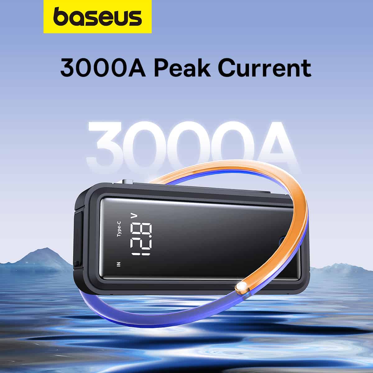 Baseus Car Jump Start Booster 3000A SUPERCAPACITOR