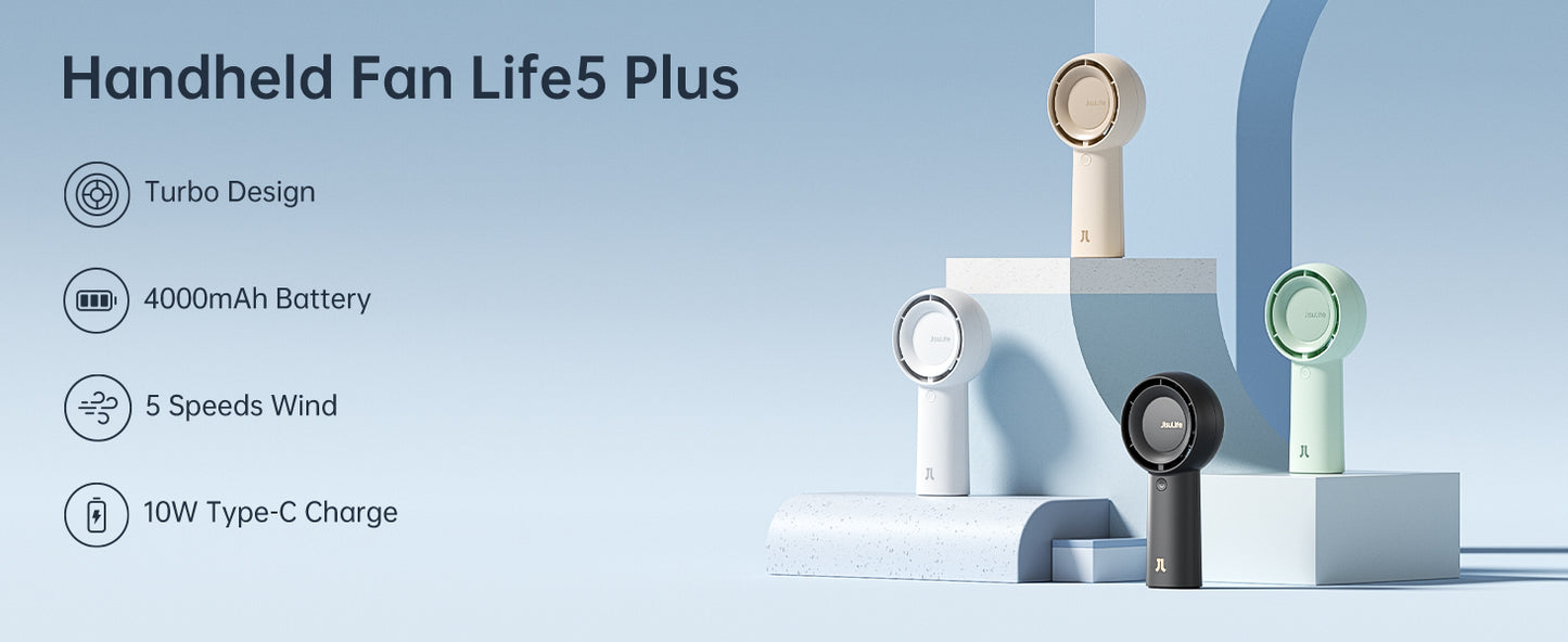 Jisulife Portable Personal Fan FA43 Brown