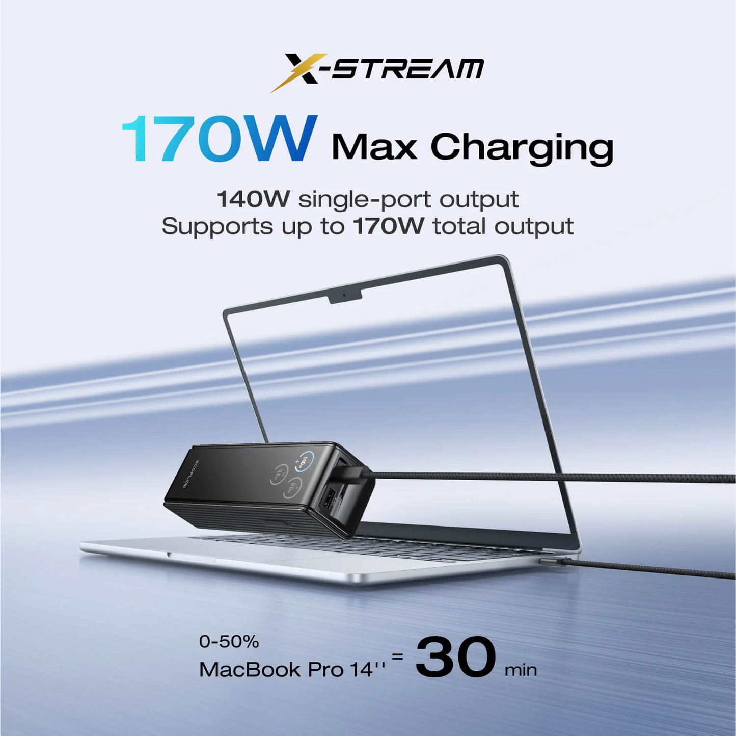 EcoFlow Charge Powerbank RAPID 25000mAh 170W Black