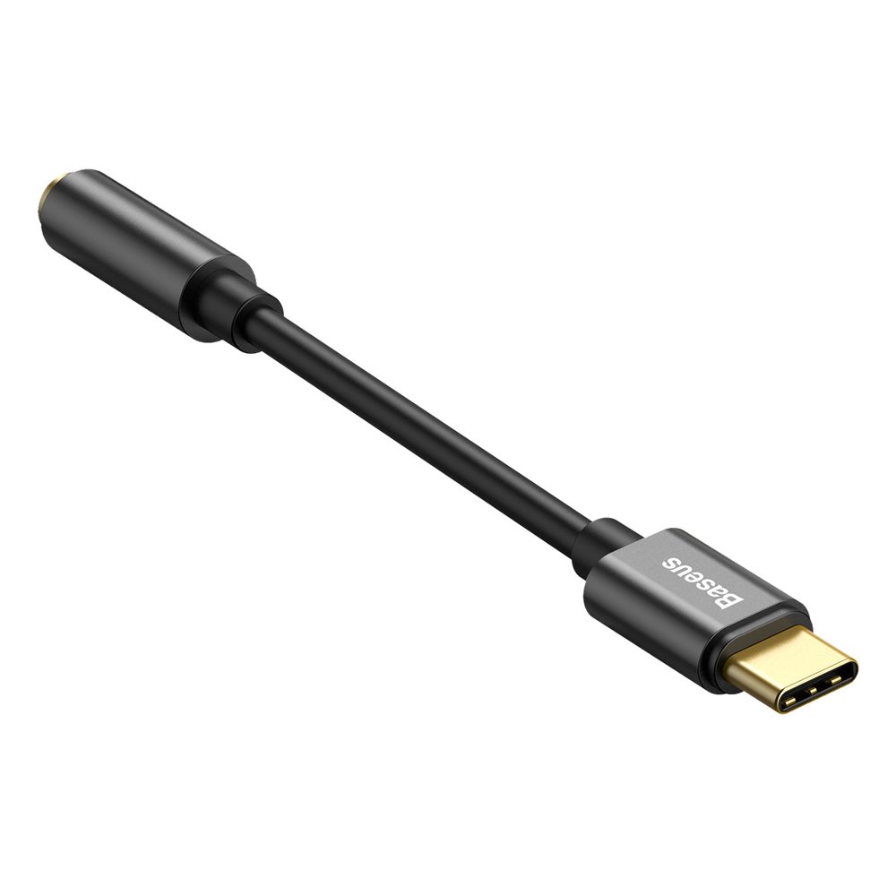 Baseus Type-C Male to 3.5mm Female Adapter L54 Bla