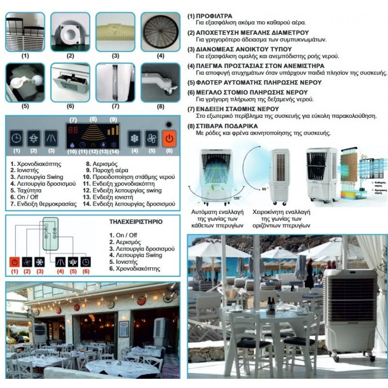 ARIKLIMA MAGI11 PORTABLE AIR COOLER 8000M3/HR