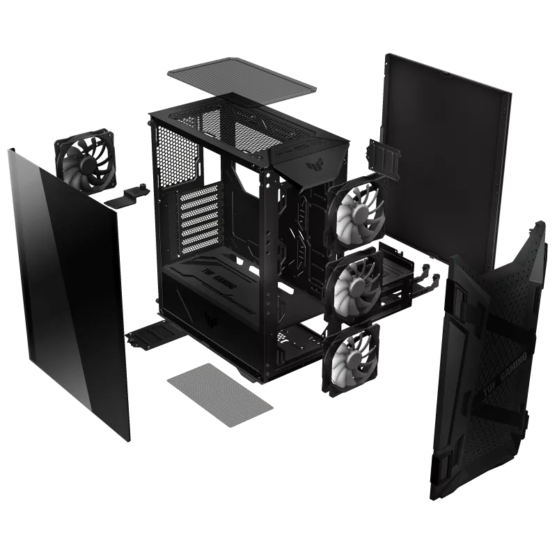 ASUS Gaming Case Full ATX TG 4xARGB Fans GT301