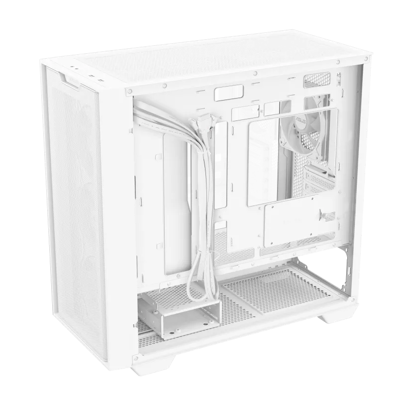 ASUS Gaming Case Micro ATX TG with 4xARGB Fans A21 PLUS White