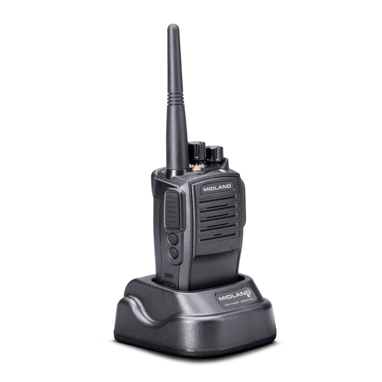 Midland G15 Pro NC (Noise Cancellation) PMR Radio IP67 Waterproof Rugged Aluminium, Long Battery Life & PC Programmable (single)