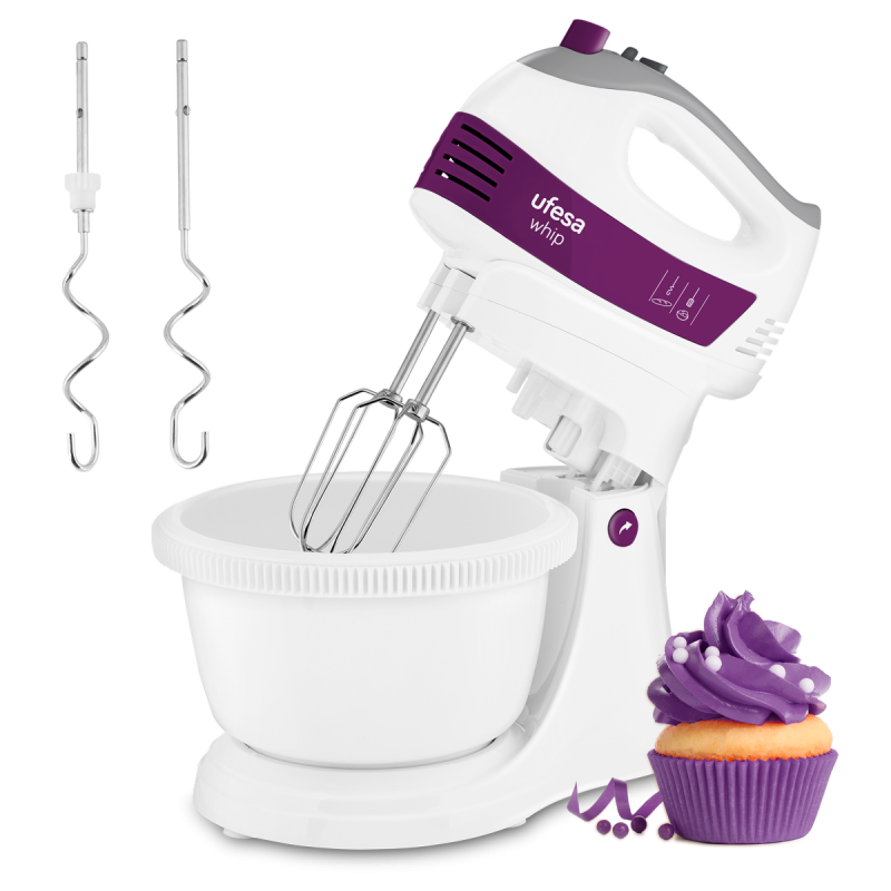 UFESA HAND MIXER BV4655 400W WHITE - PURPLE