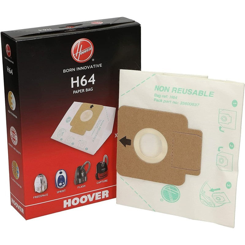 Hoover H64 Vacuum Cleaner Bags x5