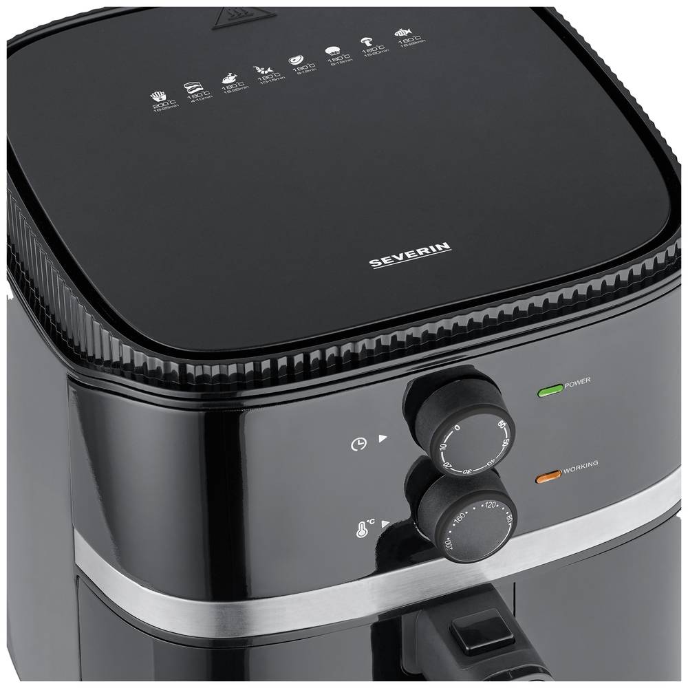 SEVERIN FR 2452 HOT AIR FRYER, 1500W, 4.3L, 800GR