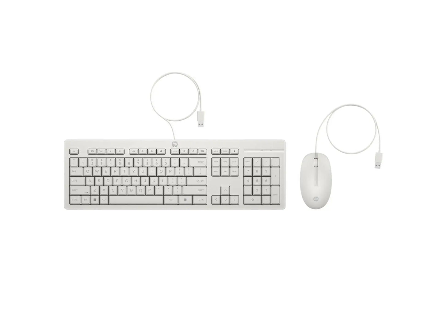 HP AW5S6AA KEYBOARD AND MOUSE 225 WIRED CASHMERE WHITE