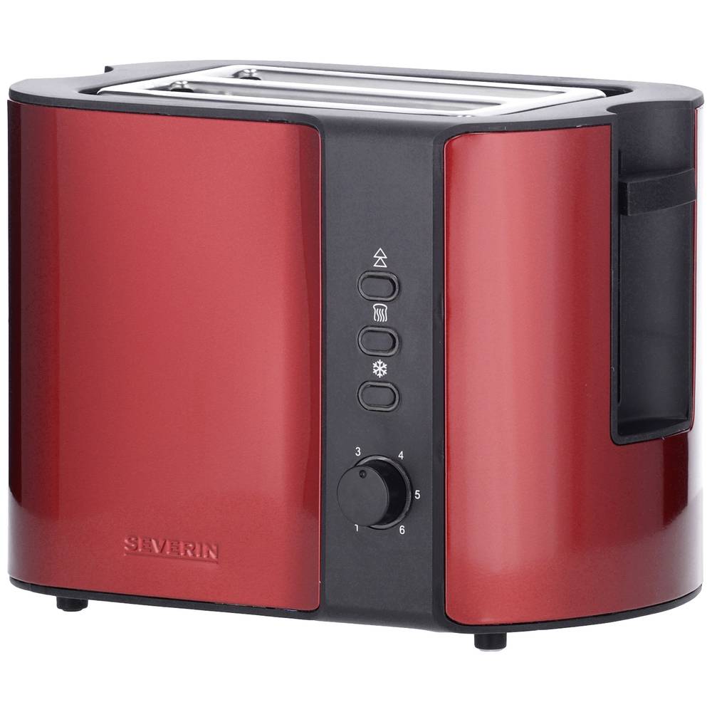 SEVERIN TOASTER 2 SLICES 800W AUTOMATIC  RED