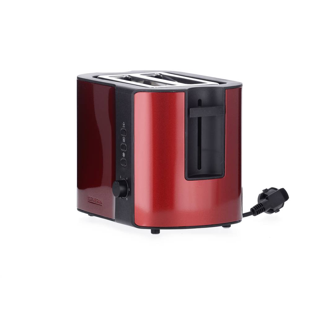 SEVERIN TOASTER 2 SLICES 800W AUTOMATIC  RED