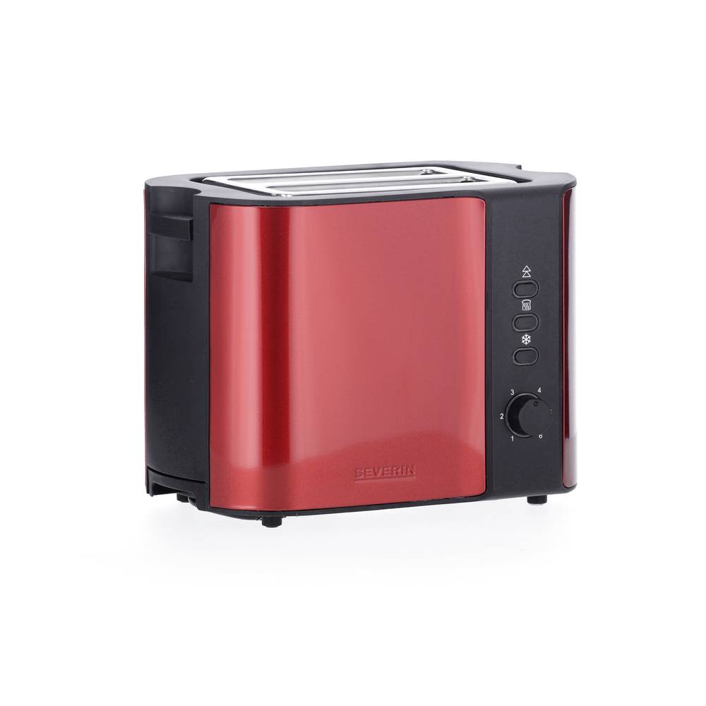 SEVERIN TOASTER 2 SLICES 800W AUTOMATIC  RED