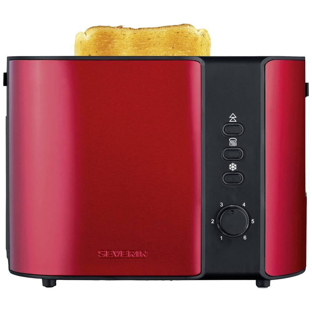 SEVERIN TOASTER 2 SLICES 800W AUTOMATIC  RED