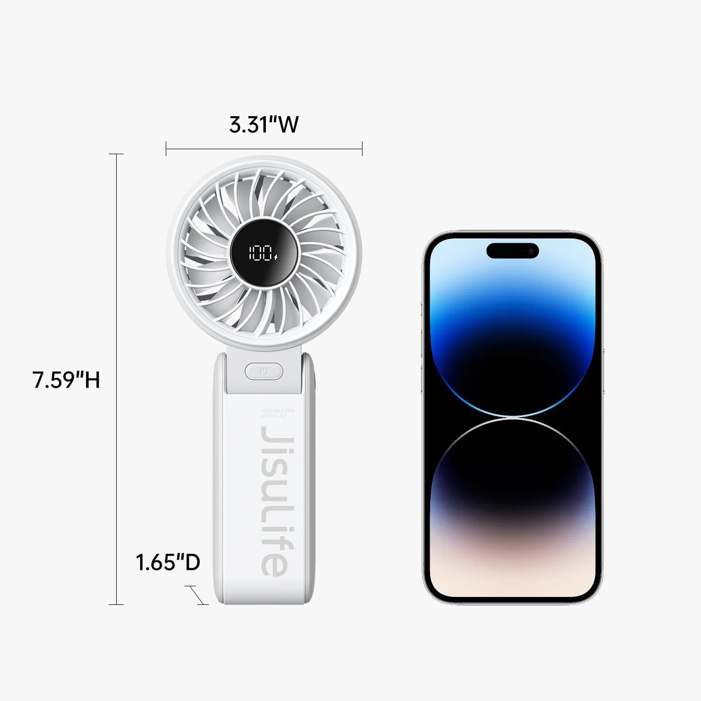 JisuLife Handheld Fan 7 Grey