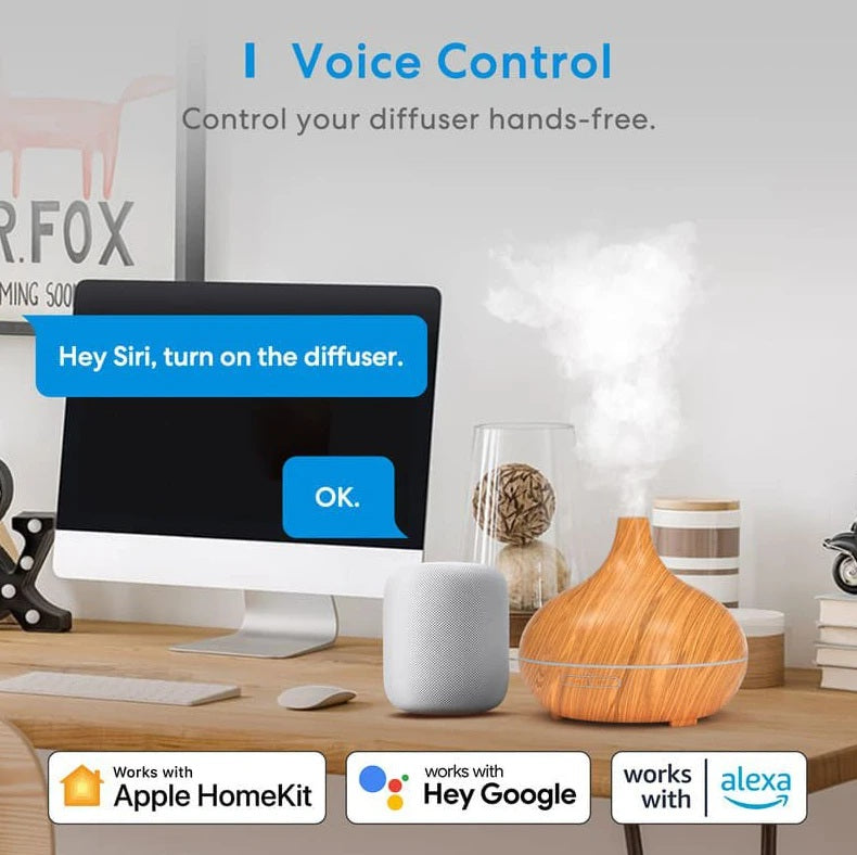 Meross Homekit Smart Aroma Essential Oil Diffuser MOD150HK-UK