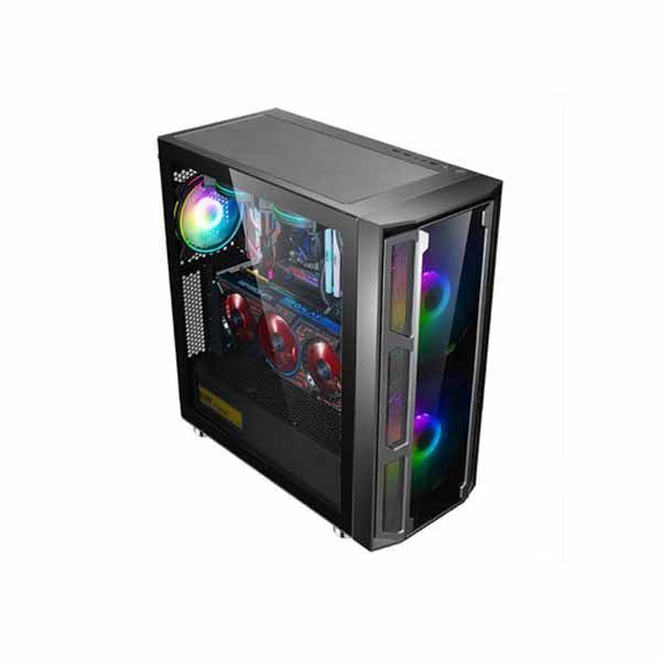 SAMA, W03 ATX GLASS GAMING CASE WITH ARGB FANS (2*20CM FRONT)